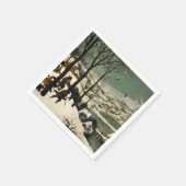 Papieren servetten De jagers in de sneeuw Pieter B (Hoek)