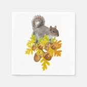 Papieren servetten, eekhoorn servet (Voorkant)