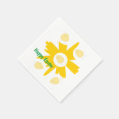 Papieren servetten, Gelukkig Pasen Servet (Hoek)