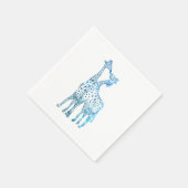Papieren servetten, Giraffes kussen Servetten (Hoek)