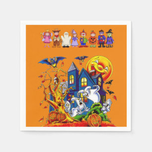 Papieren servetten Halloween