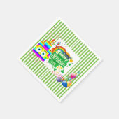 Papieren servetten, Happy Birthday St. Patrick's D Servet (Hoek)