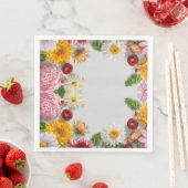 PAPIEREN SERVETTEN, HOME DECORE, BLOEMONTWERP SERVET (Insitu)