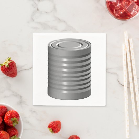 Papieren servetten in blik (Insitu)