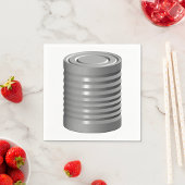 Papieren servetten in blik