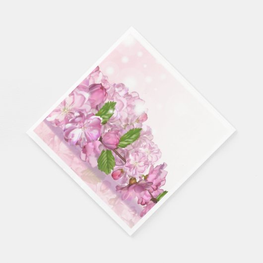 Papieren servetten-Kersebloesems Servet (Hoek)
