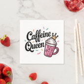 Papieren servetten koffiekoningin (Insitu)