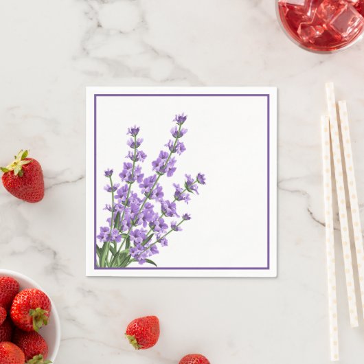 papieren servetten-lavendel servet (Insitu)