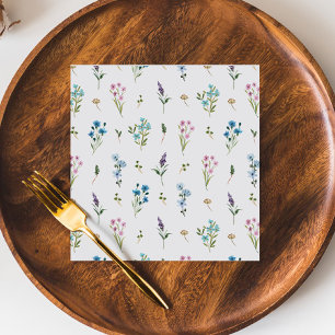 Papieren servetten Little Wildflower bruids baby s