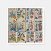 Papieren servetten, mahjong servet (Voorkant)