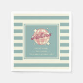 Papieren servetten Mallorca Spanje viering eveneme (Voorkant)