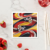 Papieren servetten met Belgische kleuren Design (Insitu)