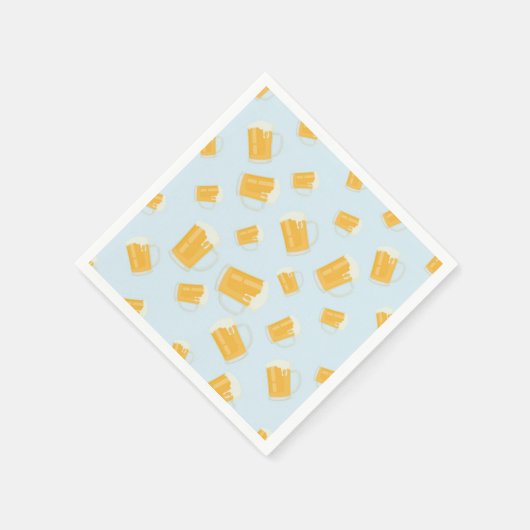 Papieren servetten met bierthema (Hoek)