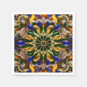 Papieren servetten met Brazil Colours Design (Voorkant)