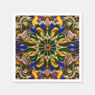 Papieren servetten met Brazil Colours Design