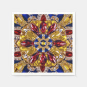 Papieren servetten met Colombia Kleuren Design (Voorkant)