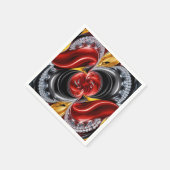 Papieren servetten met Duitse kleuren Design (Hoek)