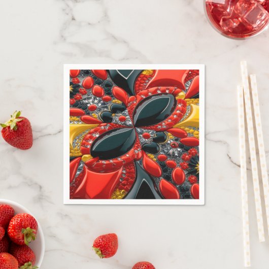 Papieren servetten met Duitsland Kleuren Design (Insitu)