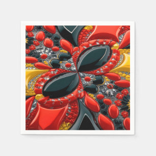 Papieren servetten met Duitsland Kleuren Design