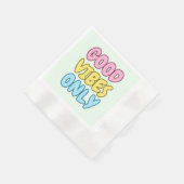 Papieren servetten met goede vibes (Hoek)