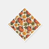 Papieren servetten met herfstpatronen (Hoek)