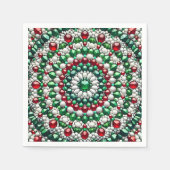 Papieren servetten met Italiaanse kleuren Design (Voorkant)