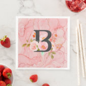 Papieren servetten met letter B (Insitu)