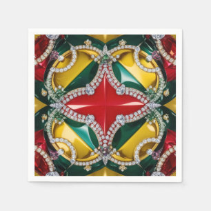 Papieren servetten met Los Angeles Colours Design