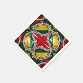 Papieren servetten met Los Angeles Colours Design (Hoek)