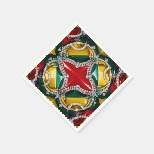 Papieren servetten met Los Angeles Colours Design (Hoek)