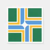 Papieren servetten met patriottische vlag van Port (Voorkant)