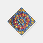 Papieren servetten met Roemeense kleuren Design (Hoek)