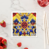 Papieren servetten met Roemeense kleuren Design (Insitu)