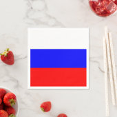 Papieren servetten met Russische vlag (Insitu)