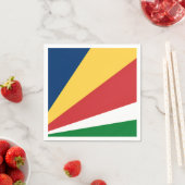Papieren servetten met Seychellen Kleuren Design (Insitu)