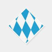 Papieren servetten met vlag van Beieren (Hoek)