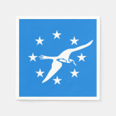 Papieren servetten met vlag van Corpus Christi (Voorkant)