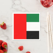 Papieren servetten met vlag van de VAE (Insitu)