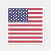 Papieren servetten met vlag van de Verenigde State (Voorkant)