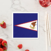 Papieren servetten met vlag van Samoa, Verenigde S (Insitu)