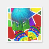 Papieren servetten, Mexicaanse cactus Servet (Voorkant)