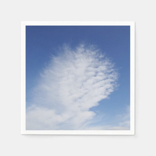 Papieren servetten mooie wolken (Voorkant)