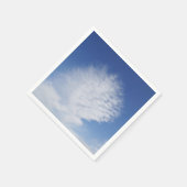 Papieren servetten mooie wolken (Hoek)