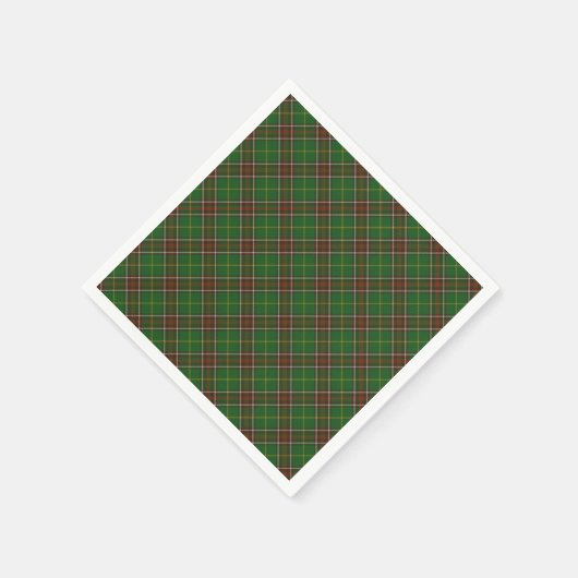 papieren servetten Newfoundland Tartan plaid (Hoek)
