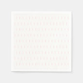 Papieren servetten roze & witte streep (Voorkant)