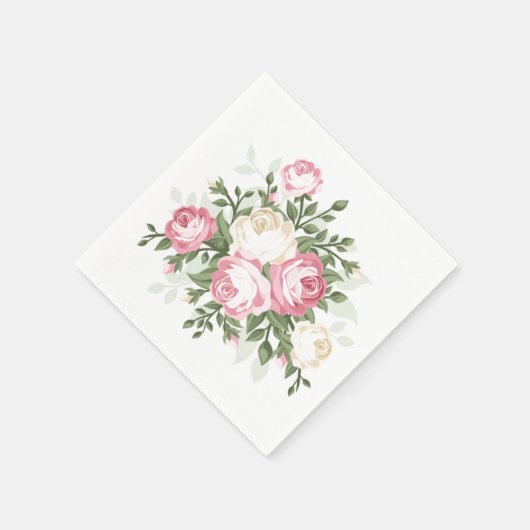 Papieren servetten  Rozen (Hoek)