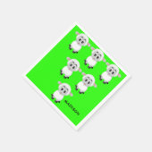 Papieren servetten, schapen servet (Hoek)