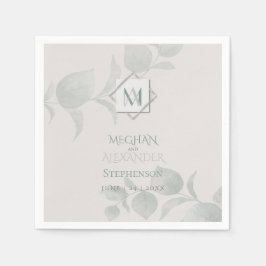 PAPIEREN SERVETTEN | Silver Sage Eucalyptus