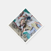 Papieren servetten skateboard (Hoek)