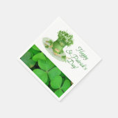Papieren servetten St. Patrick's Day (Hoek)
